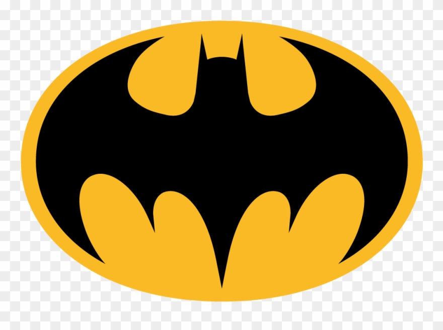 Logo Bat Clip Art Jpg Black And White Library - Transparent Background Batman Logo - Png Download