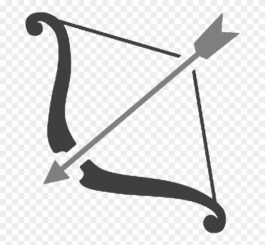 Clip Art Download Dark Fang Cutie Mark - Easy Bow And Arrow Drawing - Png Download