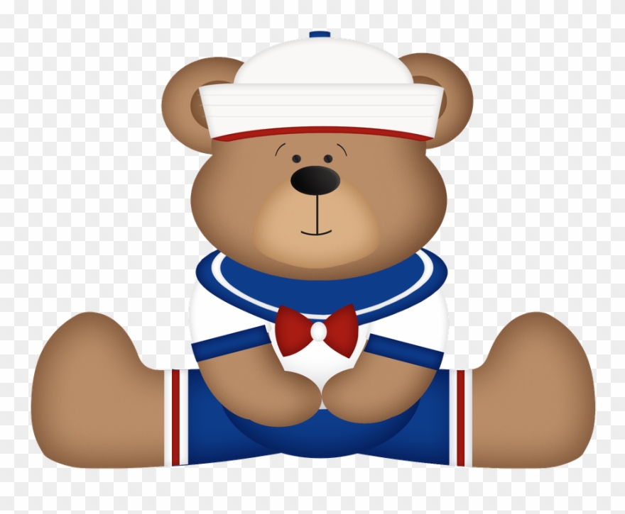 Bear Bowtie Cliparts - Osito Marinero En Png Transparent Png