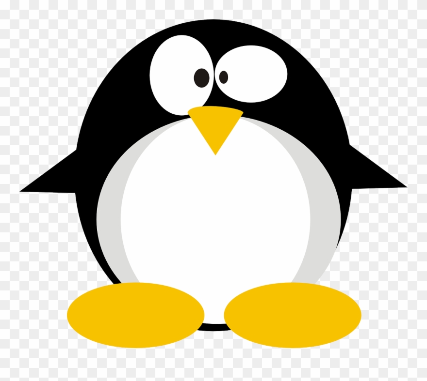 Installing Linux Via Usb - Makes Penguin Confused Clipart