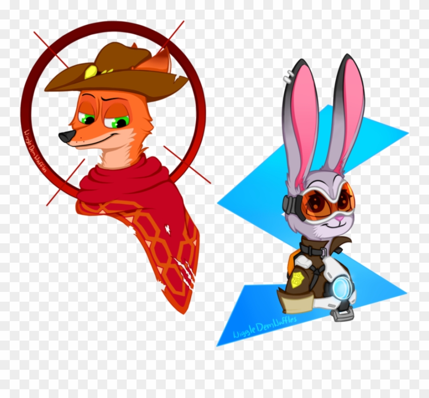 Jigg Le Demluaffles Overwatch Lt - Nick Wilde Clipart