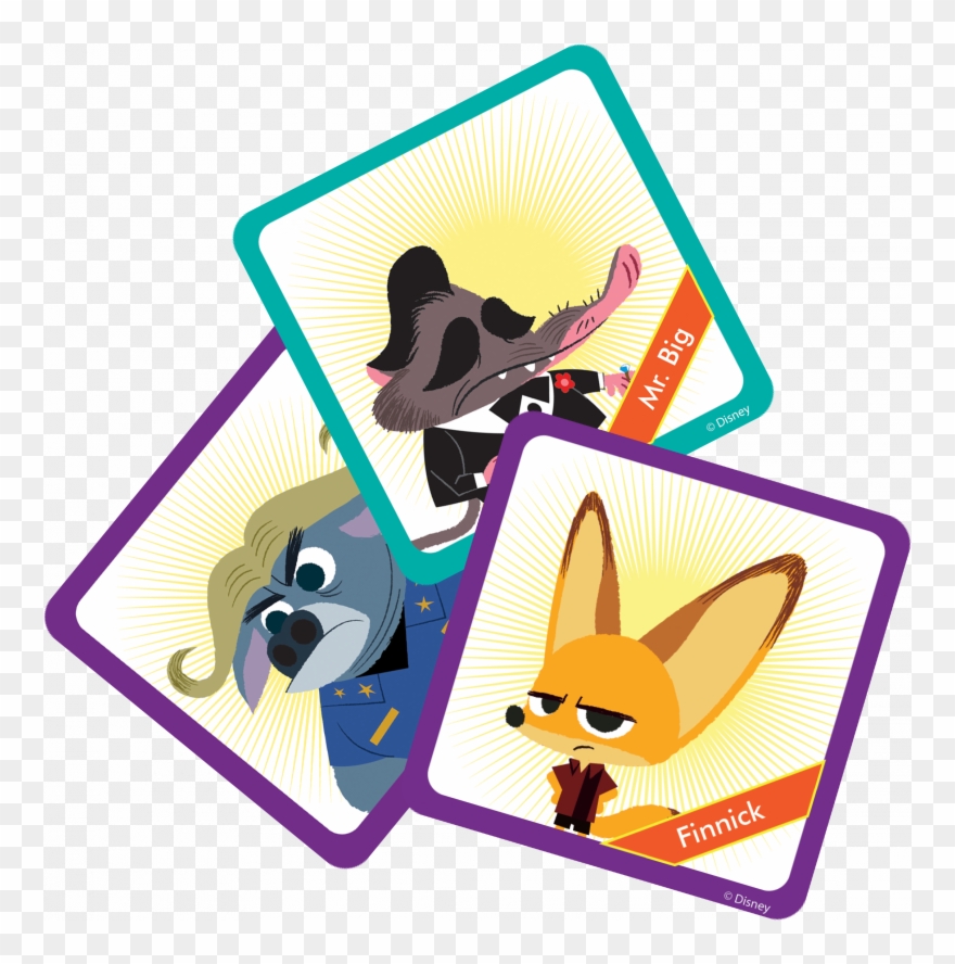 Disney Jodi Joy- Zootopia Card Game - Zootopia Mr. Big Tote Bag, Adult Unisex, Natural Clipart