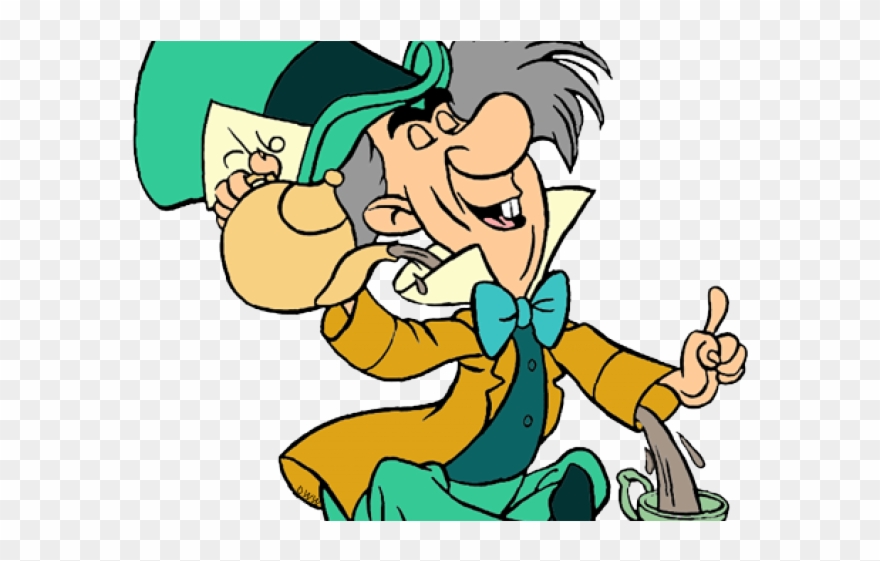 Clip Art Mad Hatter Animated - Png Download