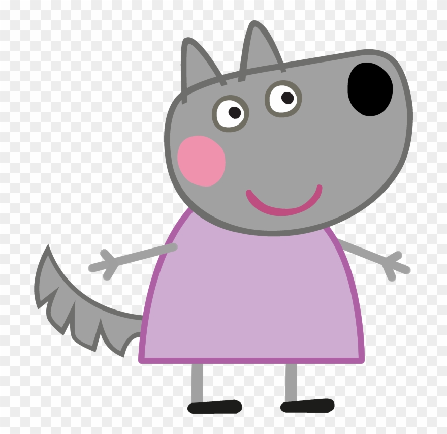 Image Wendy Wolf Peppa - Wolf In Peppa Pig Clipart