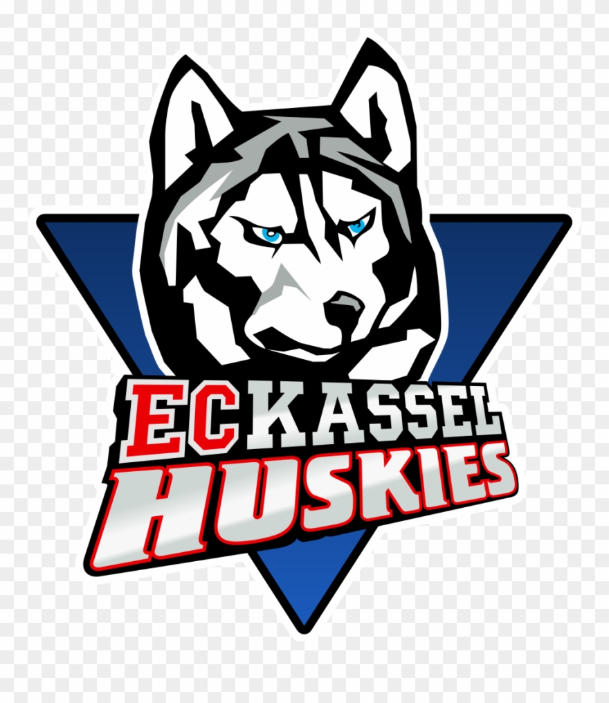 Pin Husky Logo Clip Art - Kassel Huskies Hockey Logo - Png Download