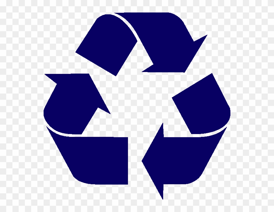 Environment Clipart - Recycle Symbol - Png Download