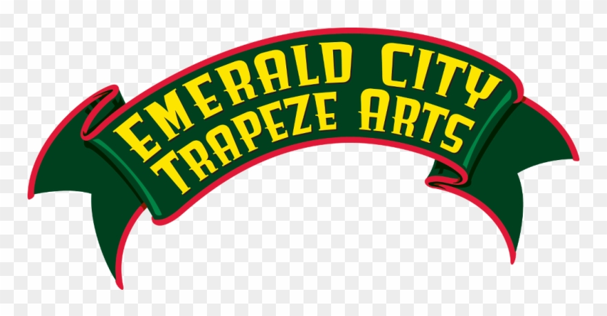 Emerald City Trapeze Logo Clipart