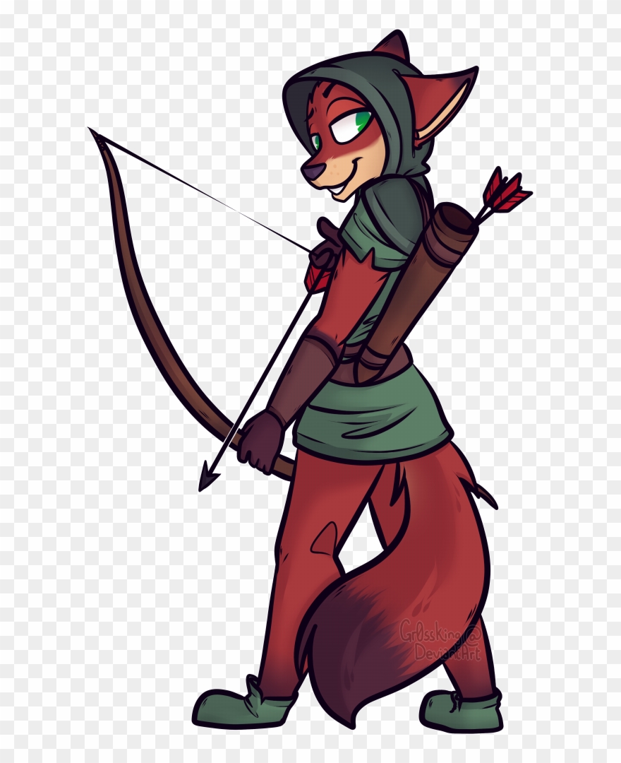 Nick As Robin Hood By Gr0ssking - Cartoon Clipart