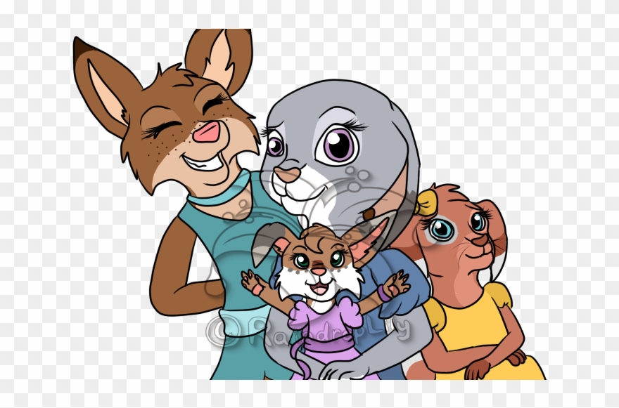 At Wilde Girls Family Pic By Raindroplily-darcwyx - Cartoon Clipart