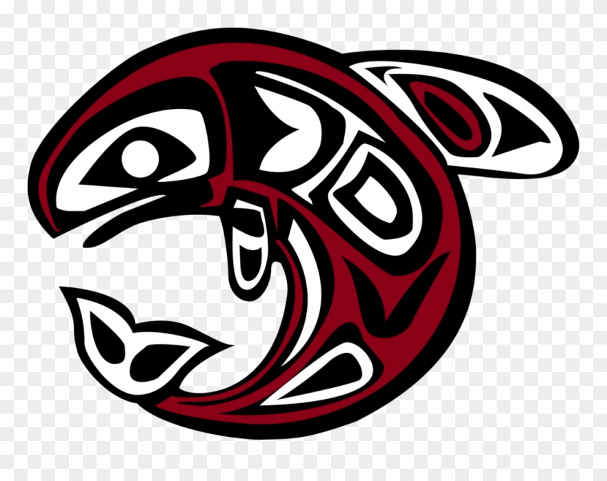 Pacific Northwest Native Americans In The United States - Whale Totem Pole Clipart