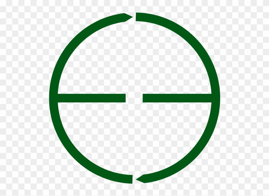 For Environmental And Economic Balance - Sniper Crosshairs Clipart