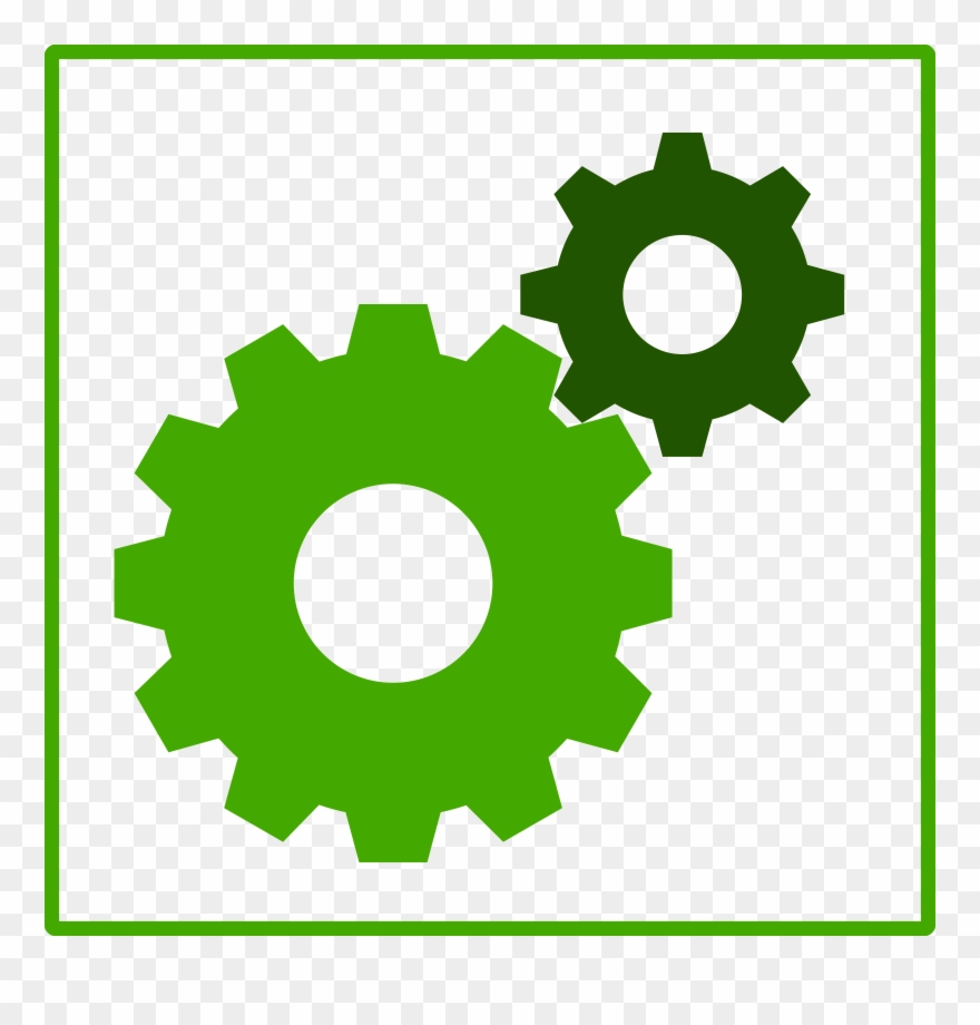 Gear Clipart Environment - Machine Icon - Png Download