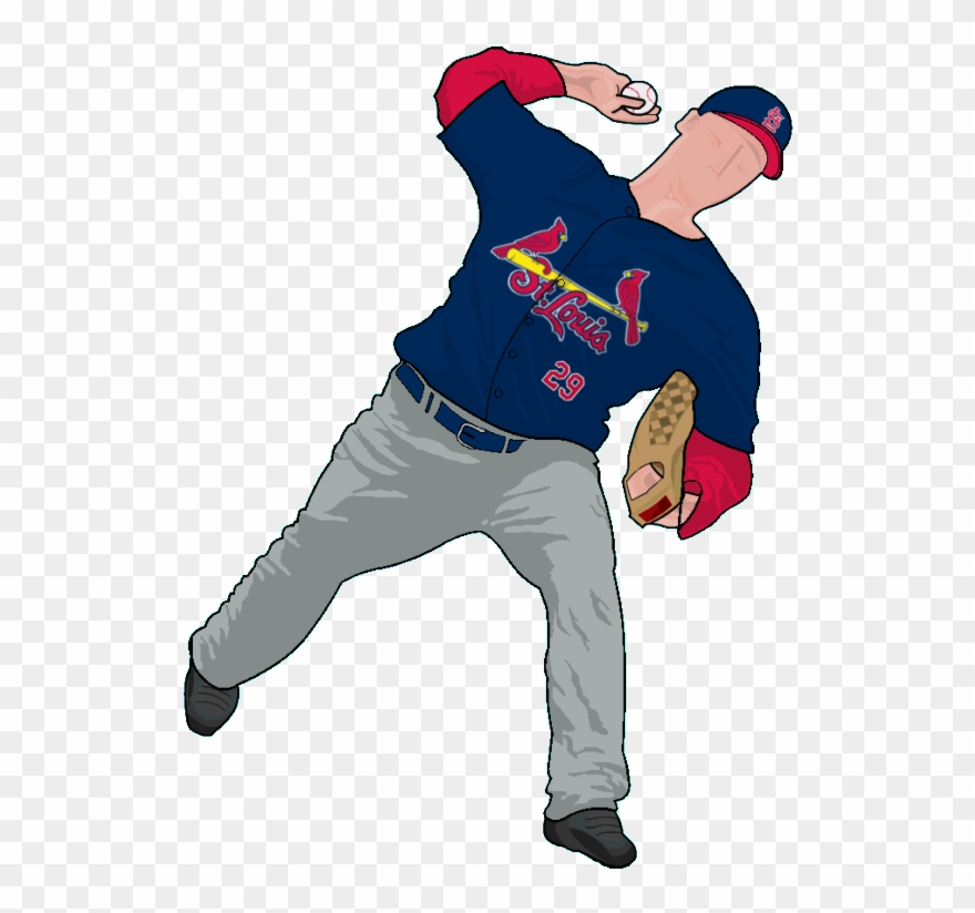 Louis Cardinals Concept - St Louis Cardinals Navy Blue Uniform Clipart