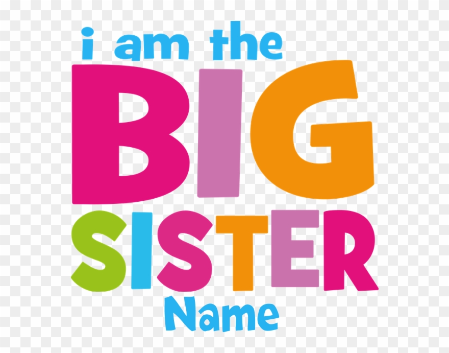 Big Sister Personalized Puzzle - Big Sister Personalized Shower Curtain Clipart
