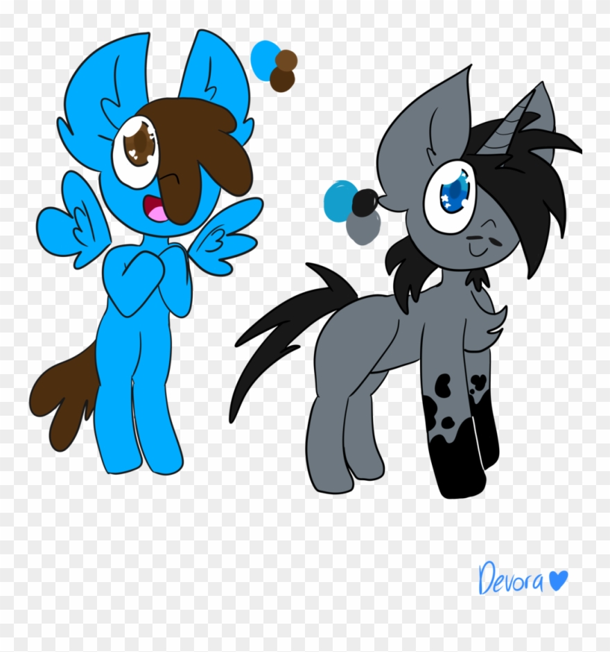 Devora, Big Smile, Blue Eyes, Brother And Sister, Brown - Cartoon Clipart