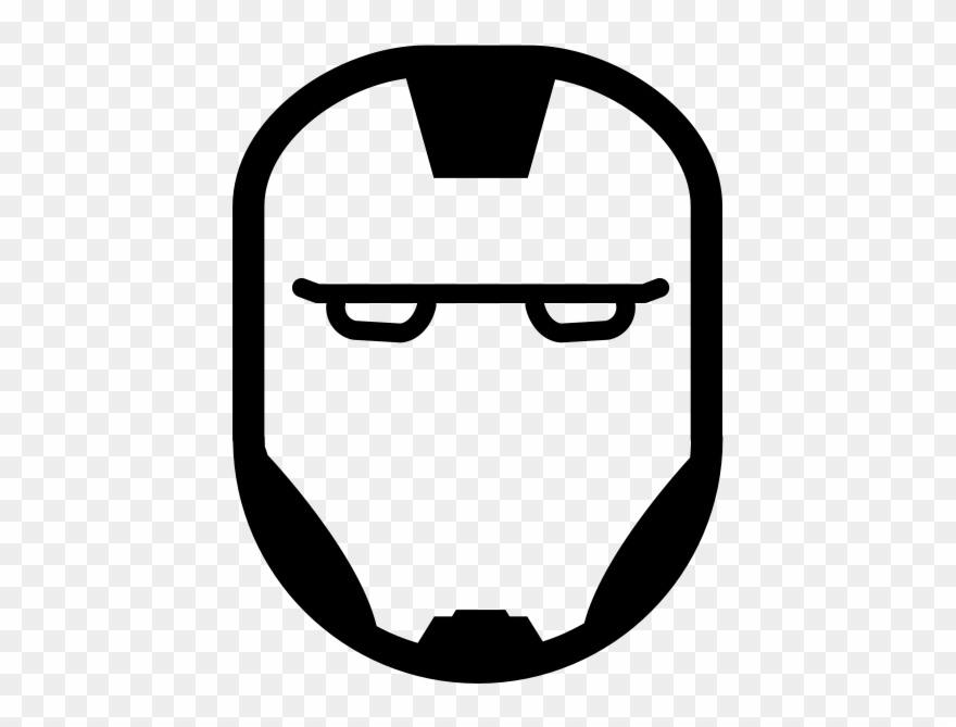 Iron Man Rubber Stamp - Iron Man Clipart