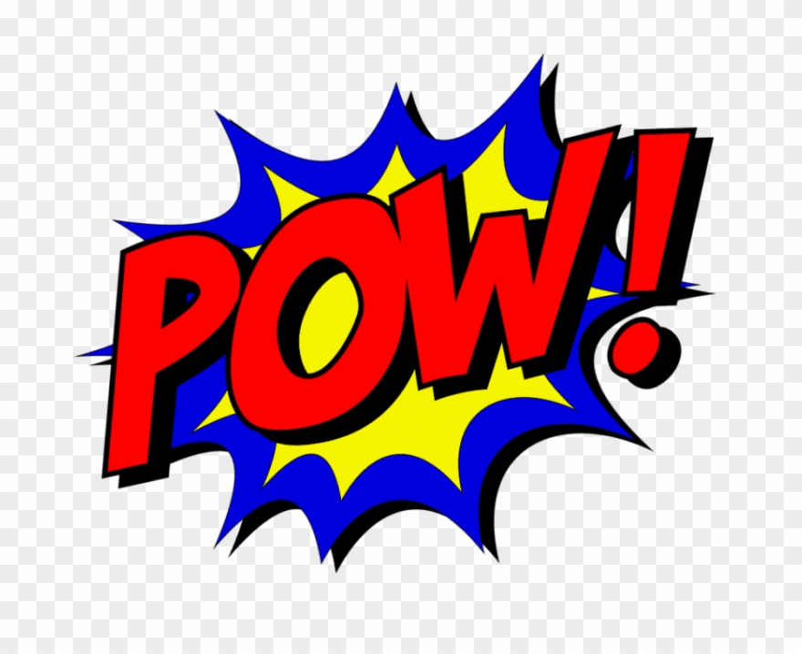 The Big Blog - Comic Book Pow Png Clipart