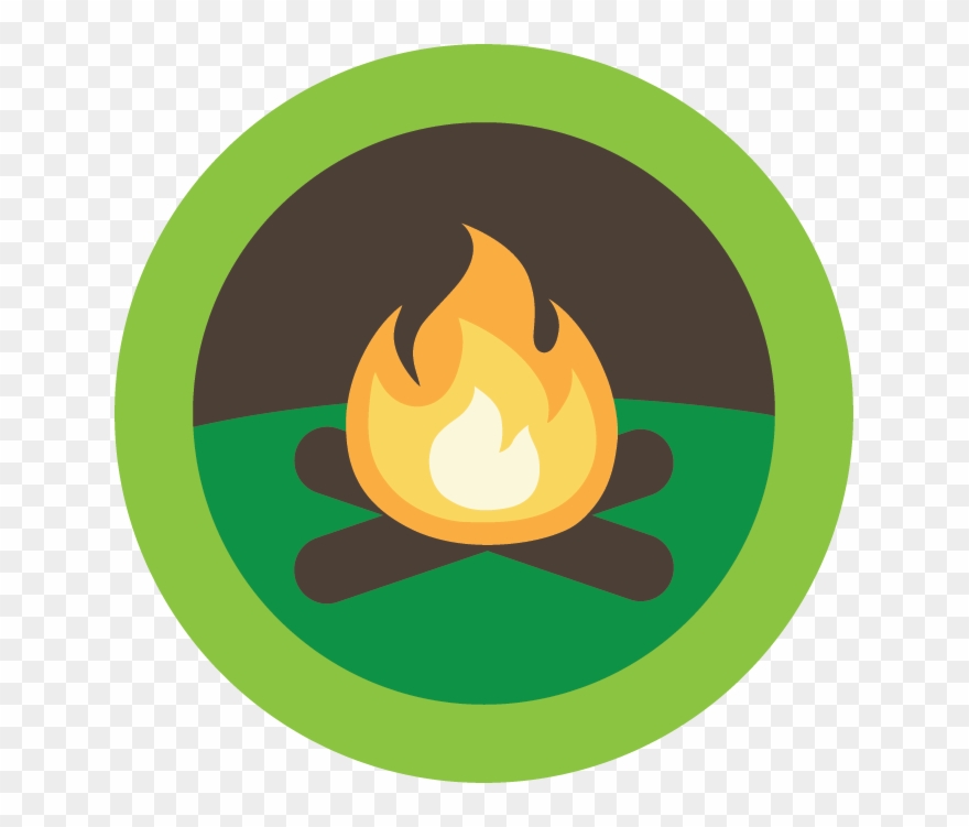 Clip Art Stock Campfire Leader - Ville De Saint Etienne - Png Download