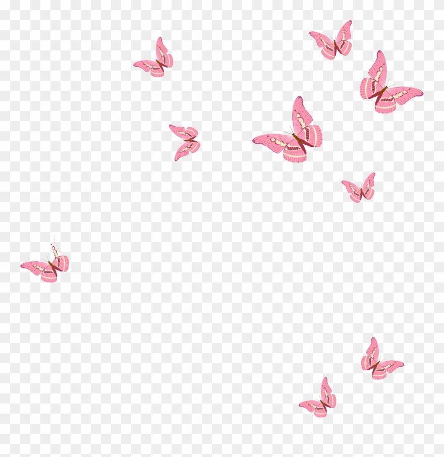 Pink Butterfly, Clip Art, Stickers, Animals, Pink Garden, - Pink Butterfly Vector Png Transparent Png