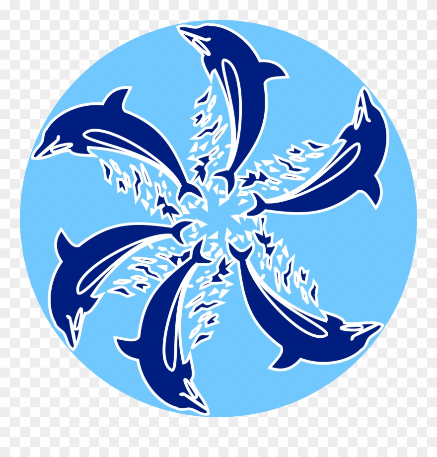 Jumping Dolphins Vector Clipart Image - Dolphins Clip Art - Png Download