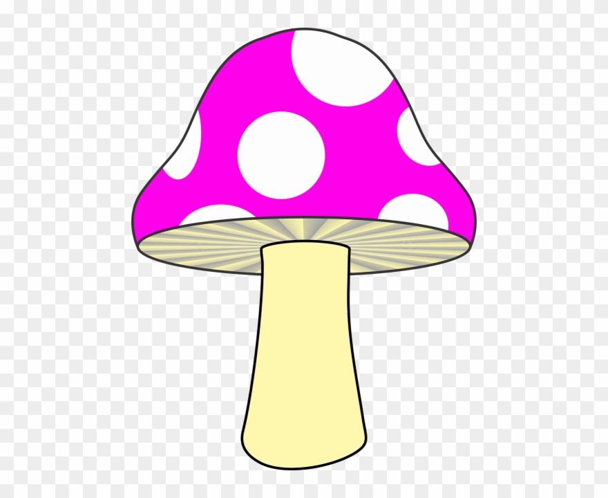 Mushroom,nature,mushroom Pink,pink - รูป เห็ด การ์ตูน สีชมพู Clipart