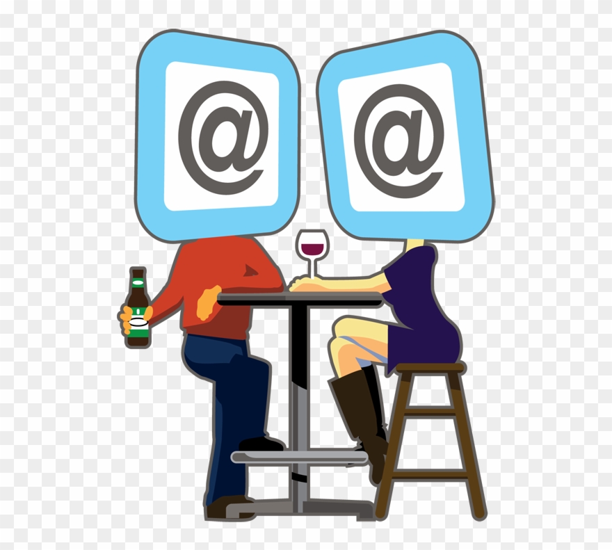 Looking For A Partner Try Online Dating But Don't Mistake - Online Dating Symbols Clipart
