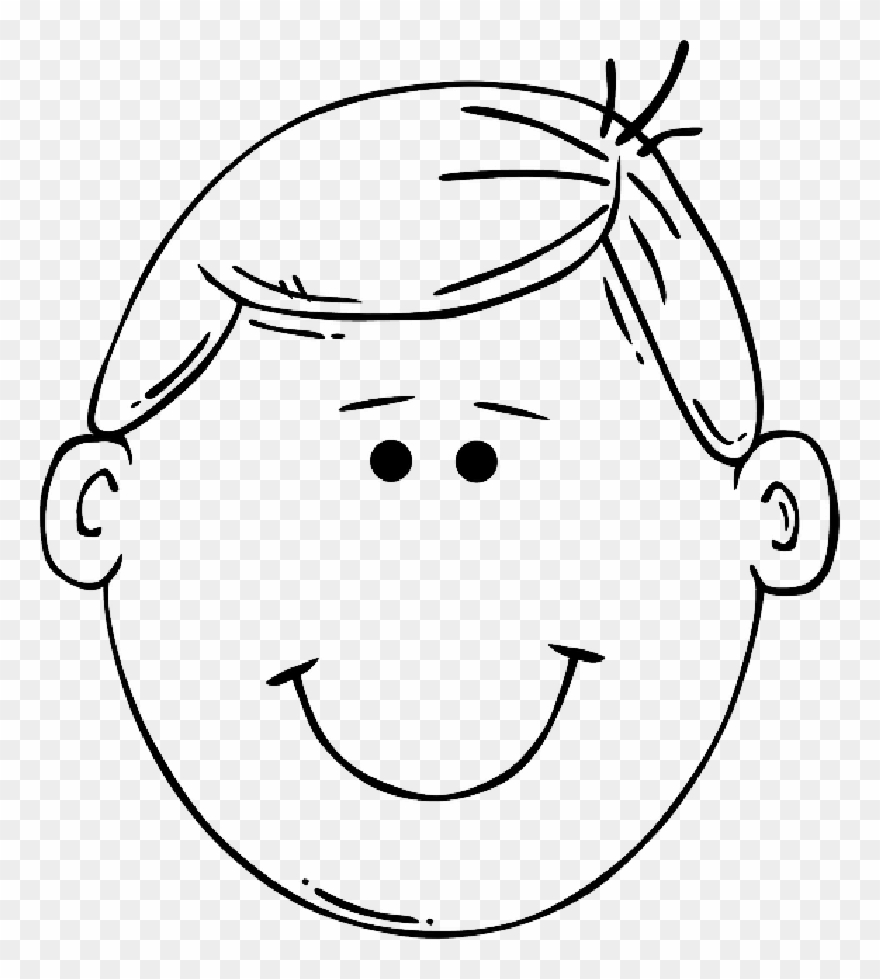 Human Outline Crazywidow Info - Coloring Picture Of Head Clipart