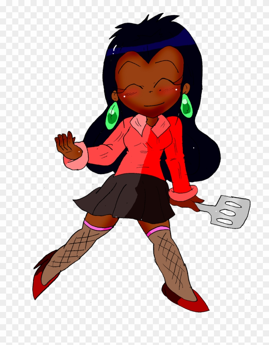 She Is The A-cook Of The Daishuto Diner, She Is Adulio's - Cartoon Clipart