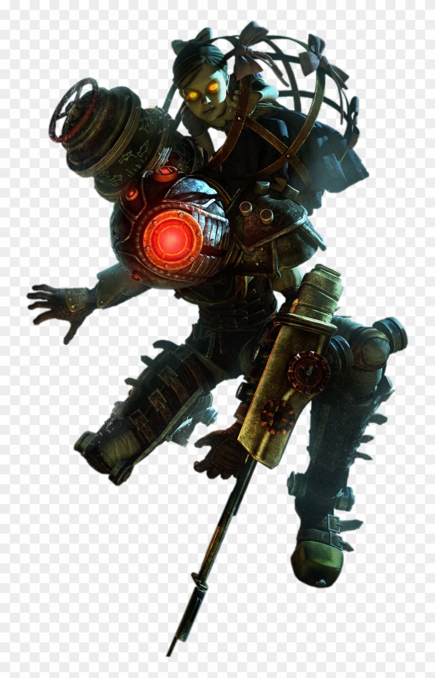 Image Big Sister With - Bioshock Big Sister Needle Clipart