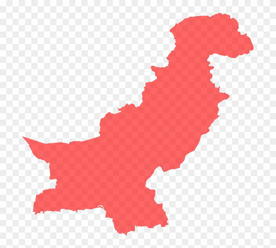 Clipart Pakistan Map - Png Download
