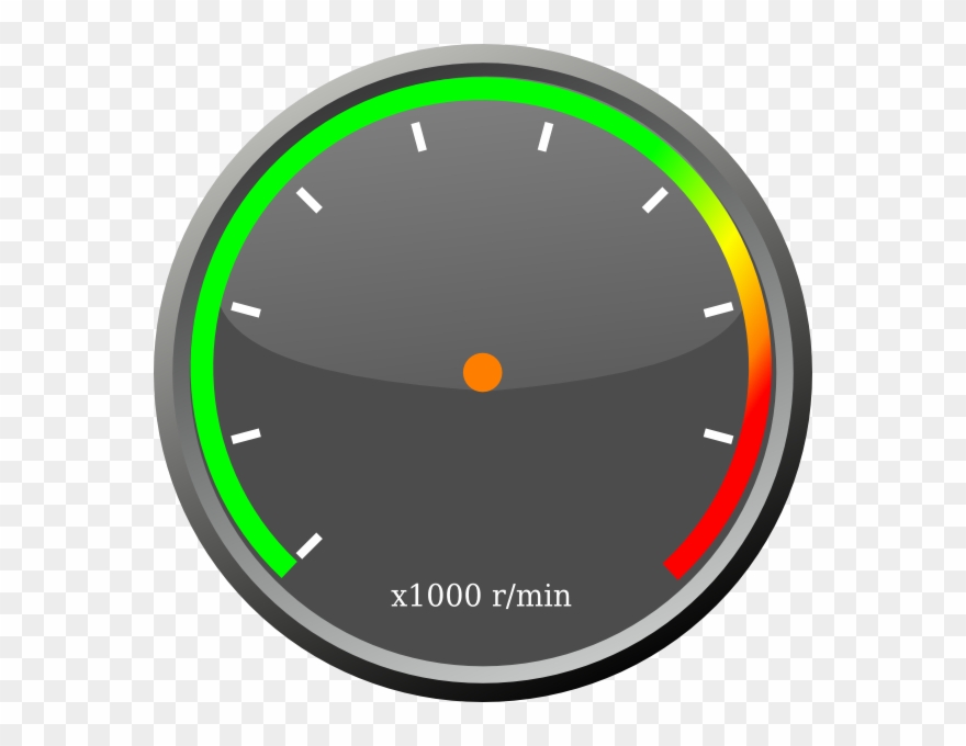 Speed Meter Transparent Background Clipart