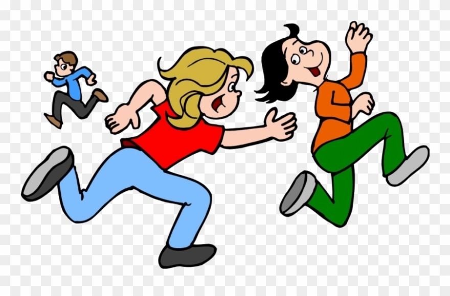 Download Kids Playing Tag Tag Game Clipart (587358) PinClipart