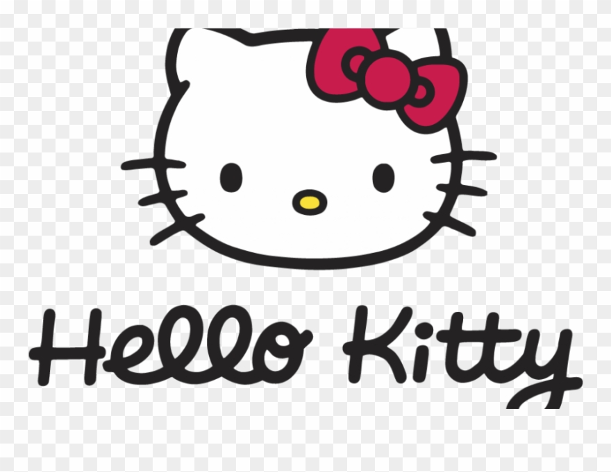 Banner Free Stock Hello Clipart Tulisan - Hello Kitty Text Vector - Png Download