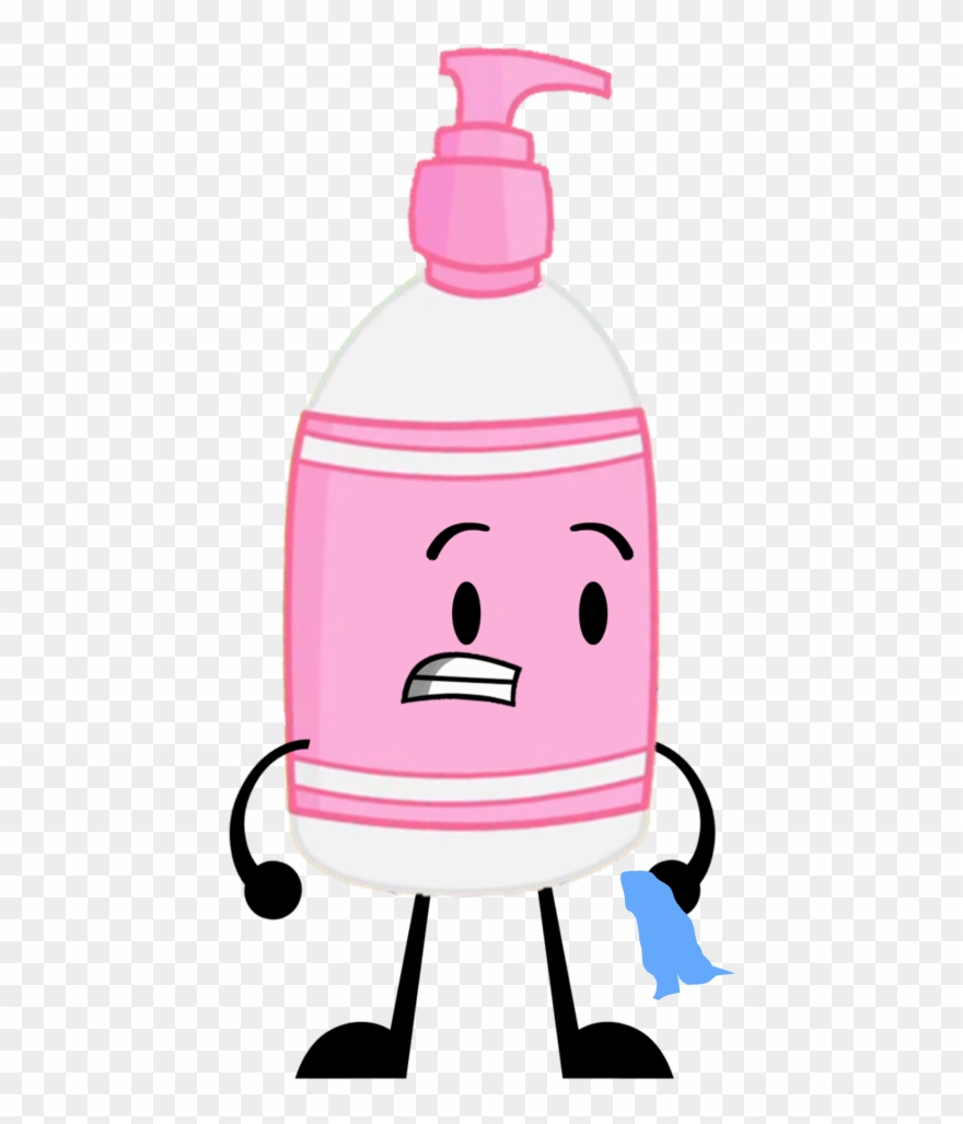 Plastic Bottles Clipart Bfdi - Png Cartoon Bottle Of Soap Transparent Png