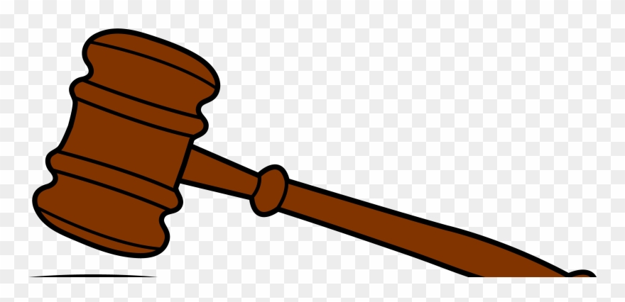Gavel Clipart Trial - Court Mallet Clip Art - Png Download