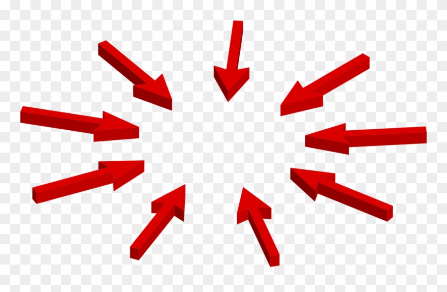 Abb Group Sensory Overload Sense Proverb - Arrows Pointing To Center Clipart