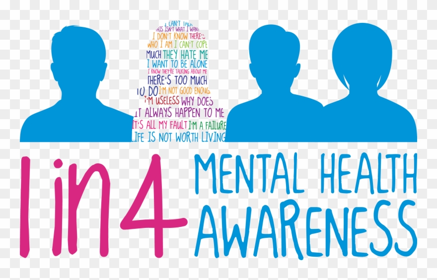 Clipart Royalty Free Crazy Clipart Mental Disorder - Mental Illness Awareness Week 2018 - Png Download