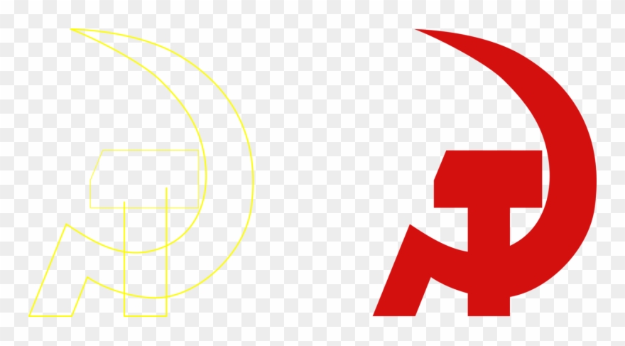 Flag Of The Soviet Union Hammer And Sickle - Hammer And Sickle Symbol Transparent Clipart