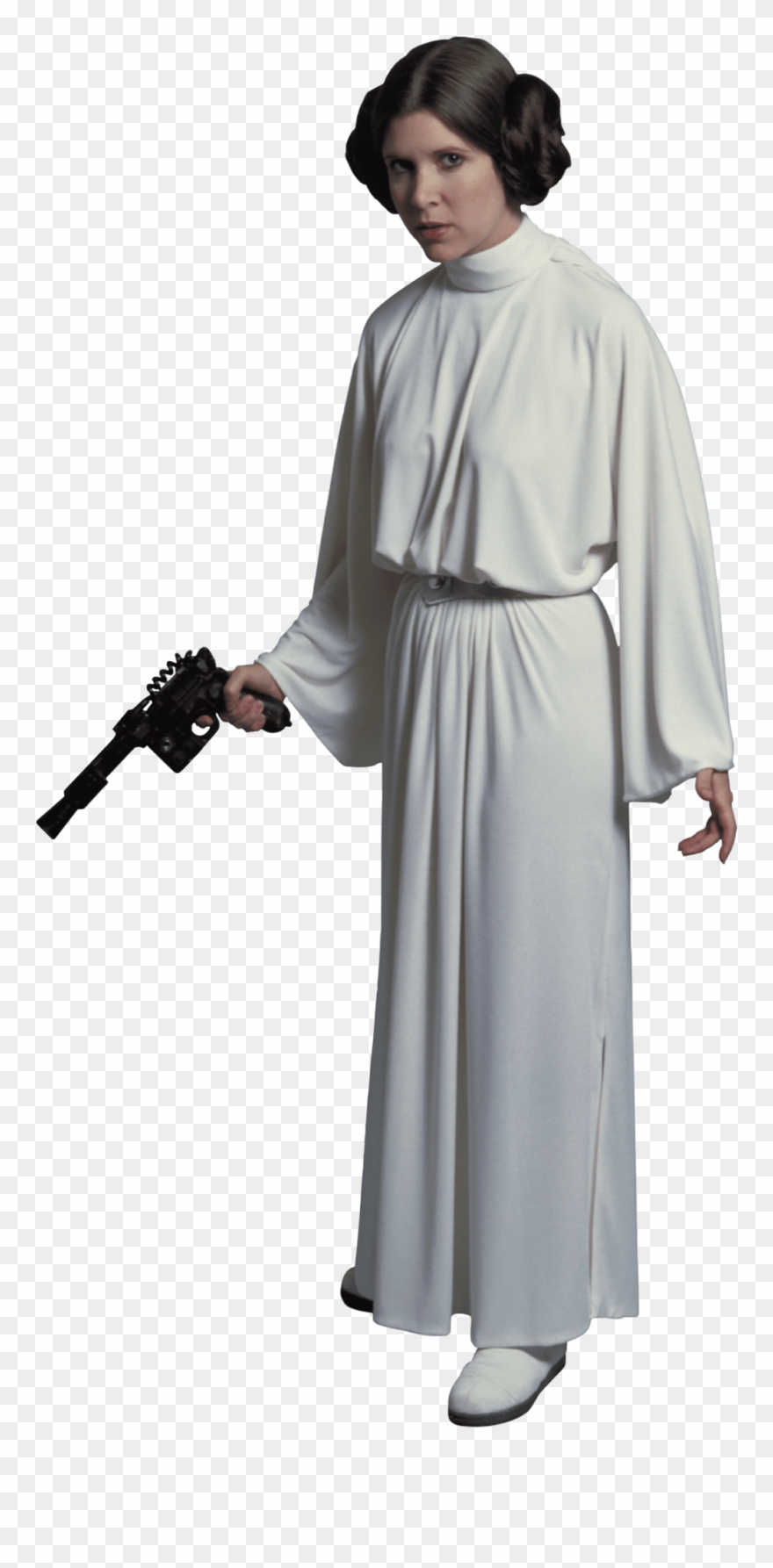 Princess Leia Standing - Princesa Leia Star Wars Png Clipart