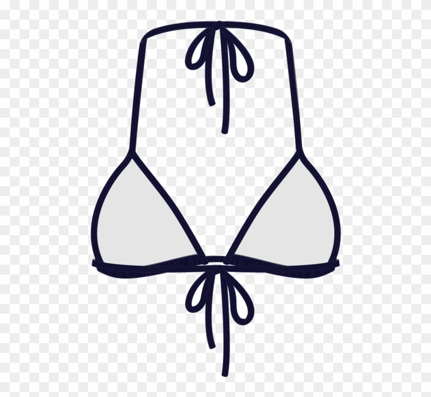 Malibu Blue Bikini - Bikini Clipart