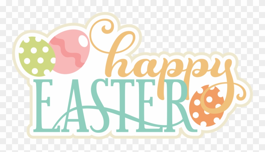 Memory Clipart Title Scrapbook - Transparent Happy Easter Title - Png Download