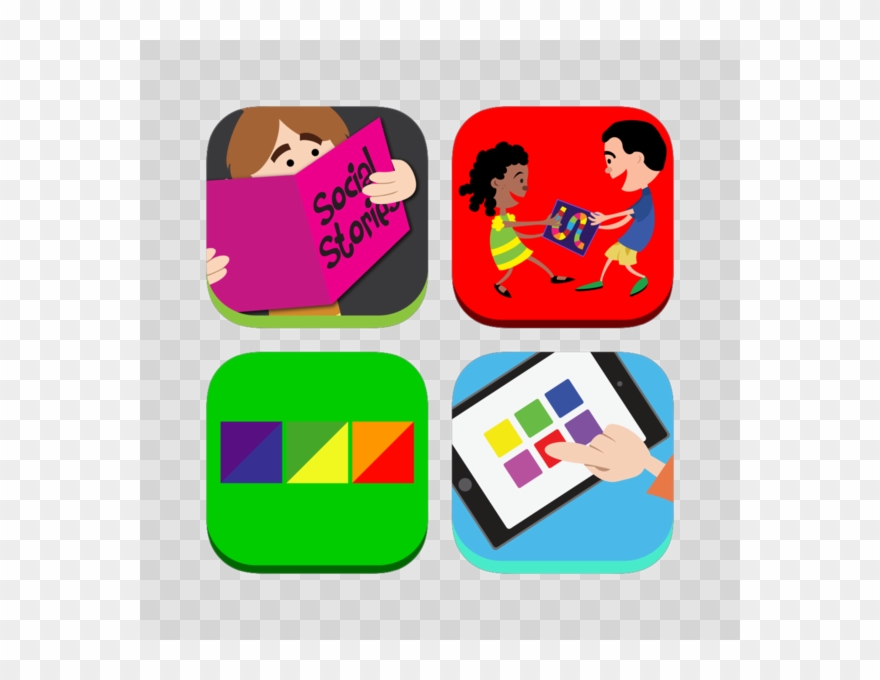 Special Education Apps For Professionals, Caregivers, - Mobile App Clipart