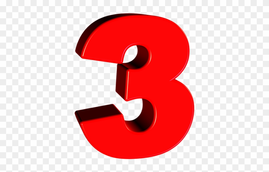 Last, But Not Least, Allow The Children To Speak Freely - Numero 3 Fundo Transparente Clipart