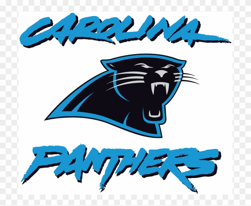 Carolina Panthers Iron Ons - Transparent Carolina Panthers Logo Clipart