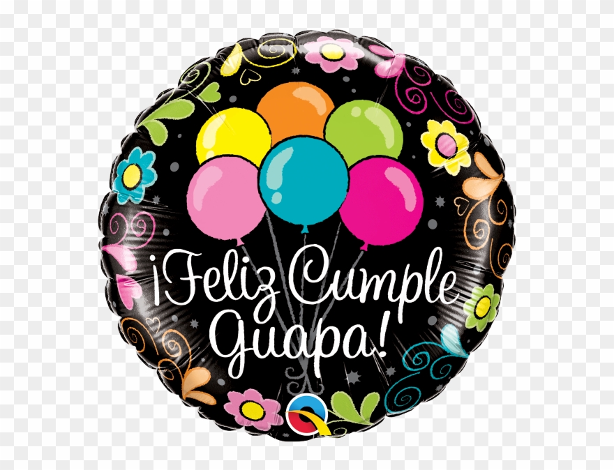 Globo Feliz Cumple Guapa - Feliz Cumpleaños Guapa Clipart