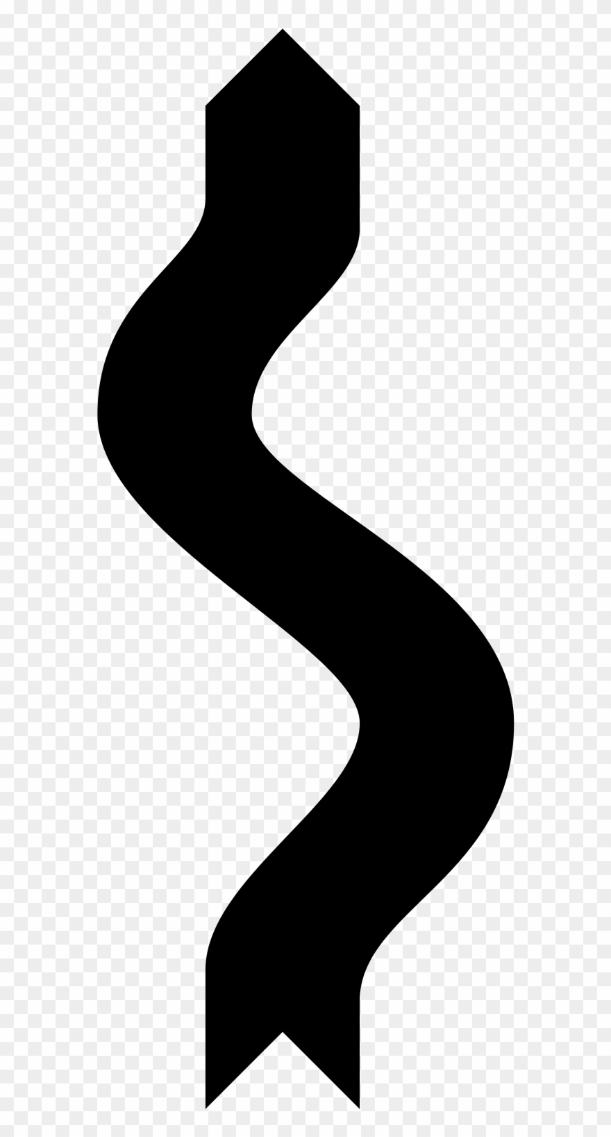 Transparent Download Road Silhouette At Getdrawings - Winding Road Free Png Clipart