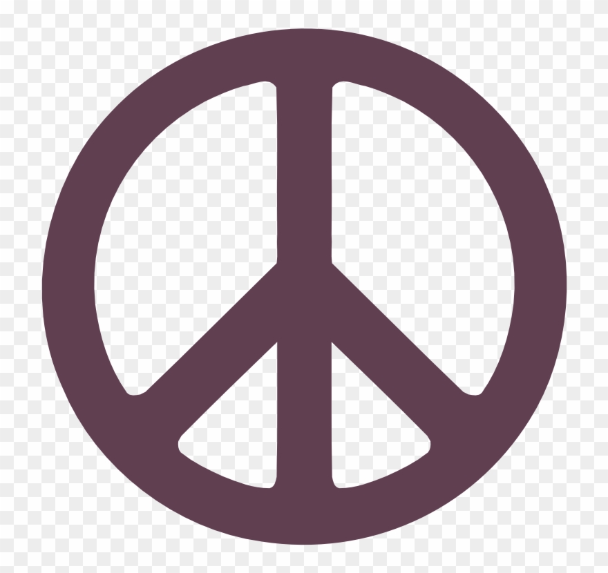 Eggplant Images - Purple Peace Sign Clipart