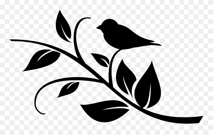 Folhas Silhueta Clipart