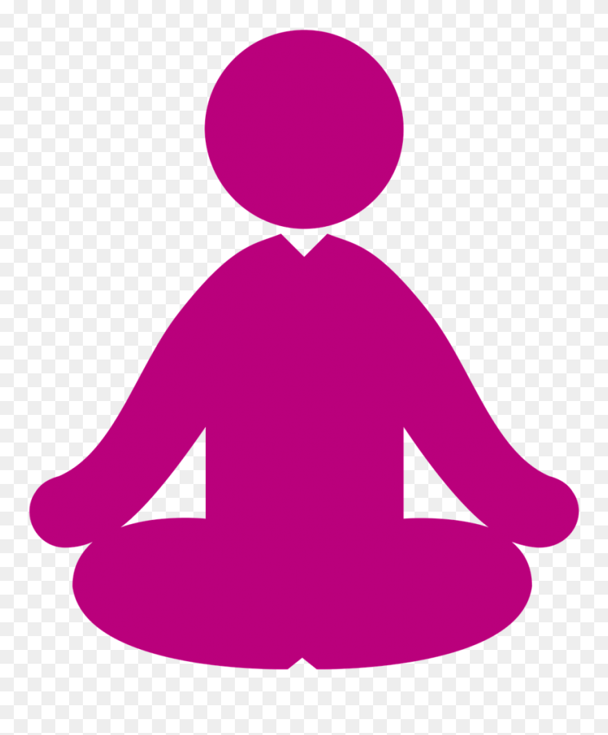 Hidden Language Hatha Yoga - Silhouette Of Male Yoga Clipart