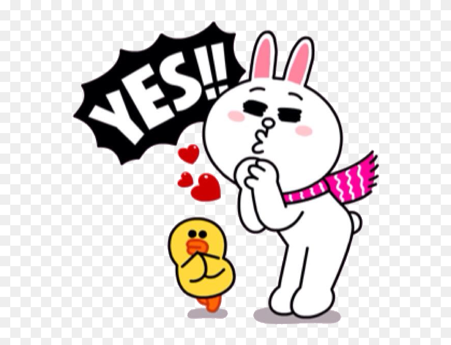 Cony And Brown Yes Clipart